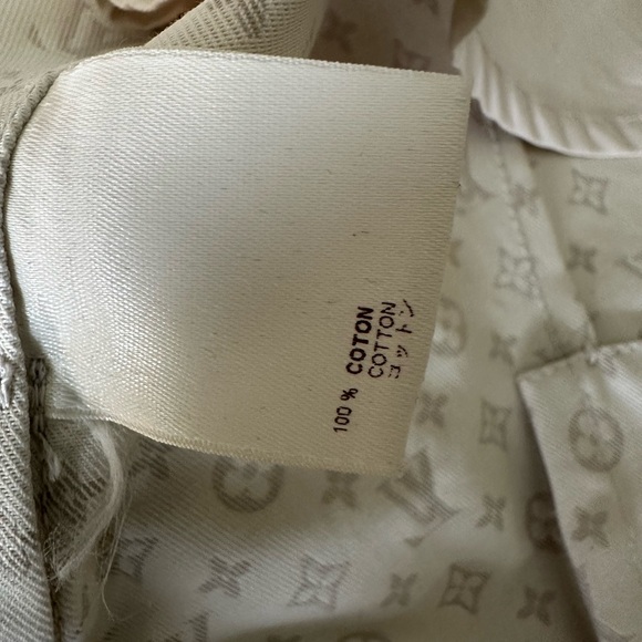 Louis Vuitton Monogram coat with stainless steel belt jacket - Picture 12 of 12